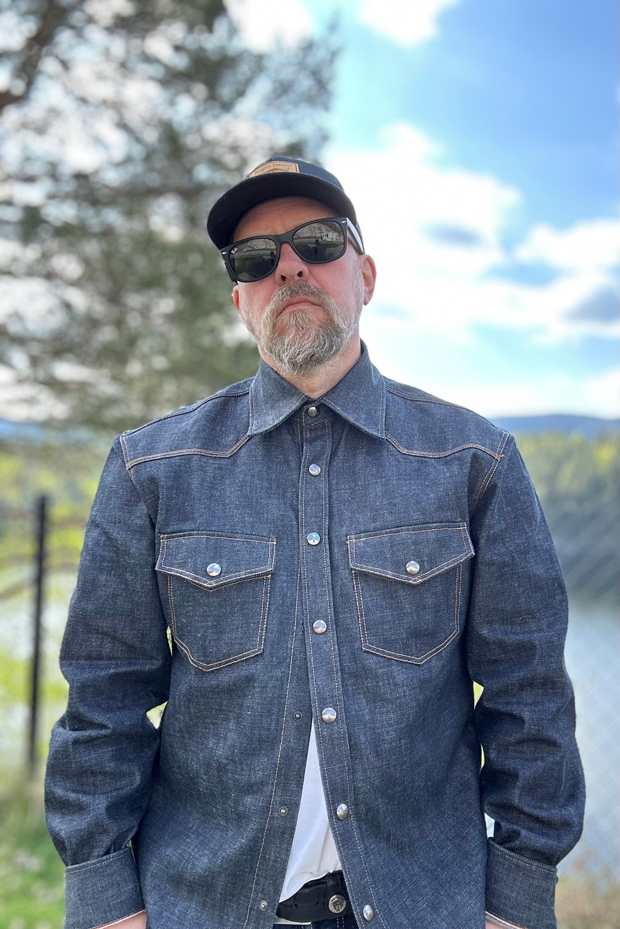 Indigo Raw - Japanese selvedge shirt by Norwegian brand Bergen Denim