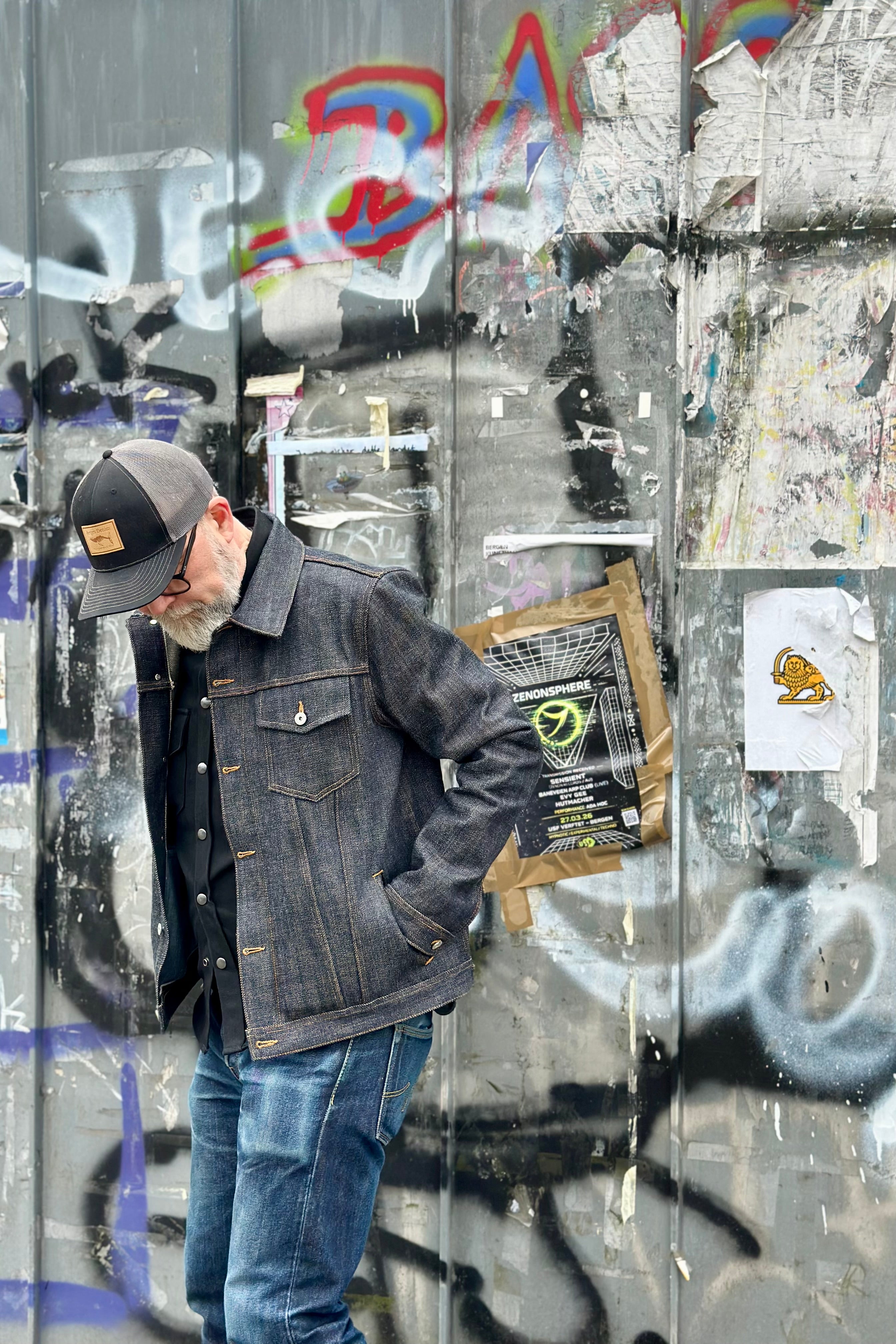 Japanese Raw selvedge jacket - Working Class Hero by Bergen Denim